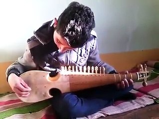 child playing rabab amazing