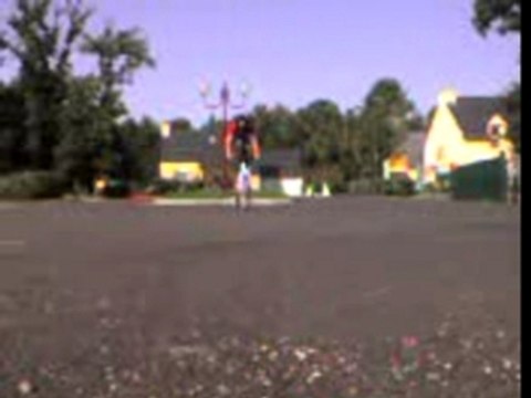 Exploits d'Arnaud en velo