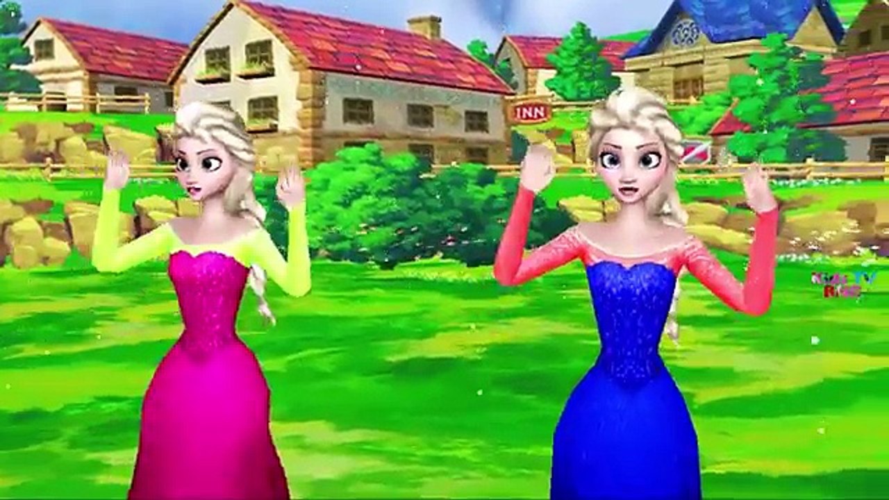 Frozen Elsa Nursery Rhymes Every Go Round The Mullberry Bush Baby songs Kids TV