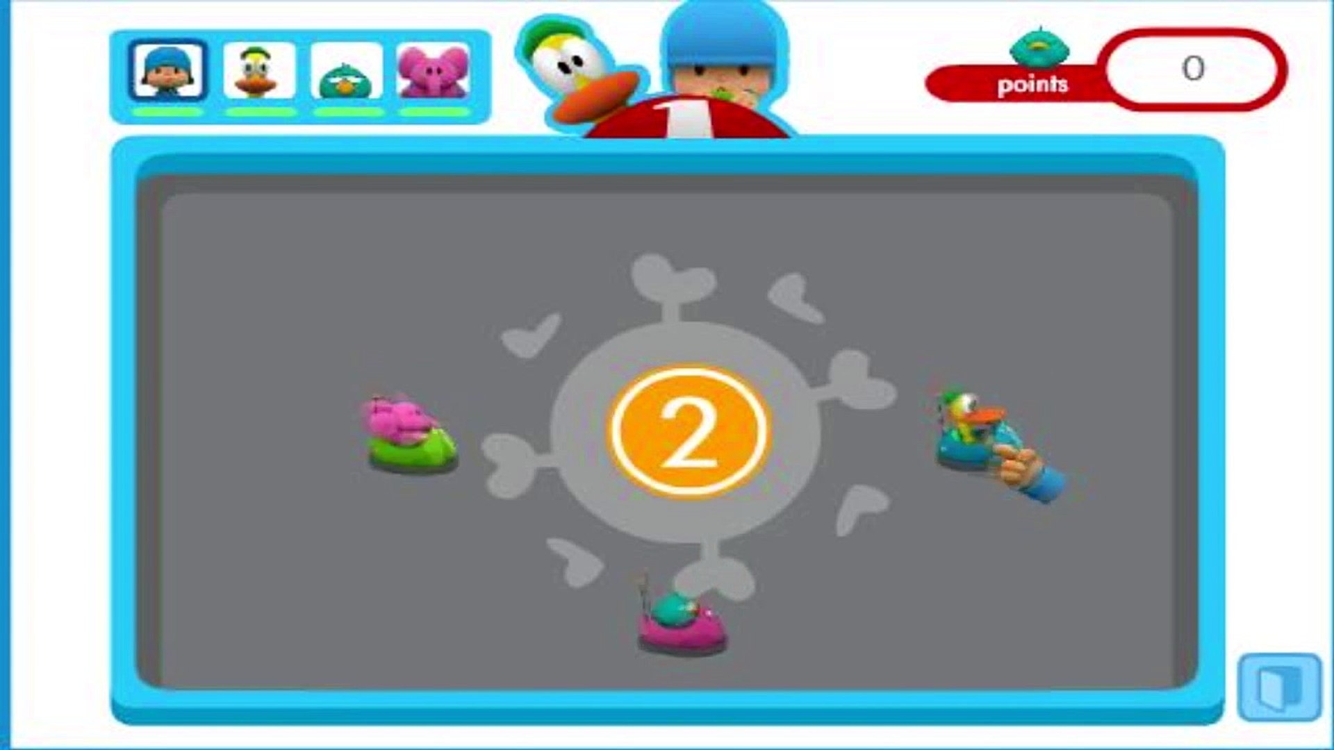 Pocoyo Car Crash Game Bumper Cars - Pocoyo Bumper Cars