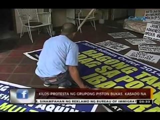 24 Oras: Kilos-protesta ng grupong PISTON bukas, kasado na