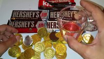 A lot of Candy! Hersheys chocolate Hello Kitty Soda and Chocolate Money