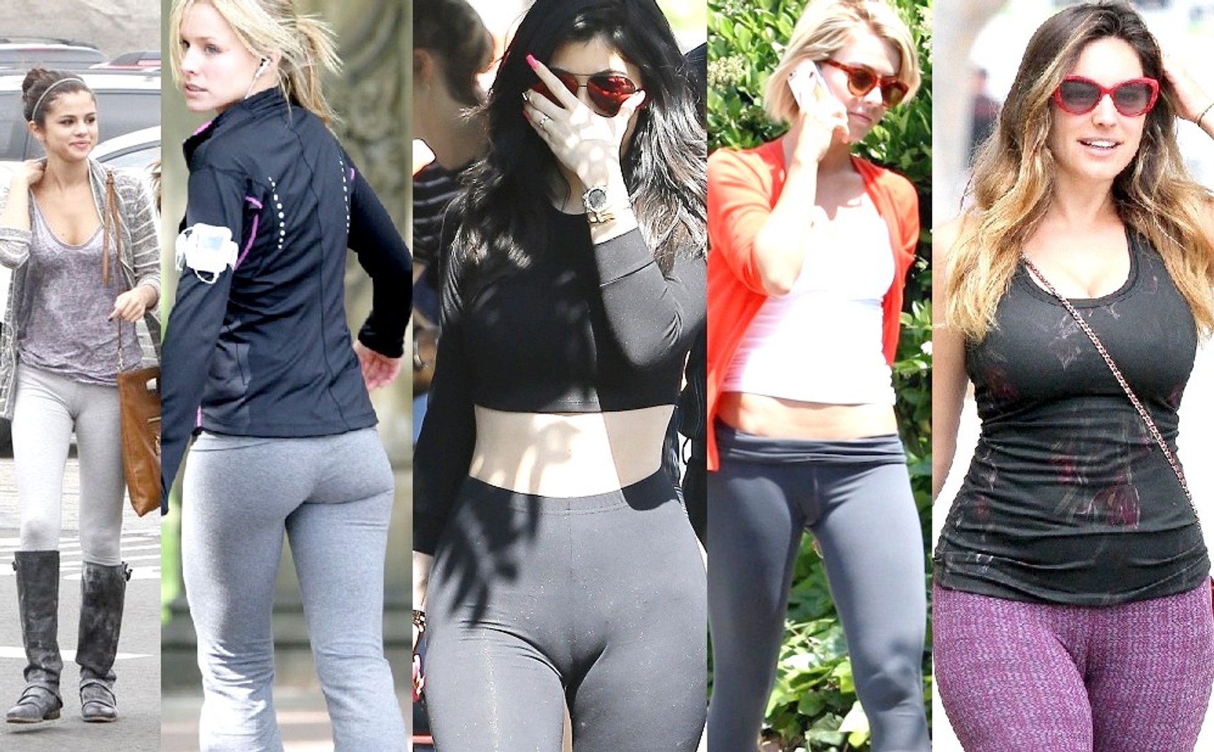 Celebrities Who Look Insanely Hot In Yoga Pants Famous Girls Yoga Pants Leg...