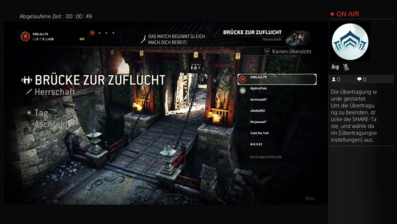 PS4-Live-Übertragung von KING-ALI-79