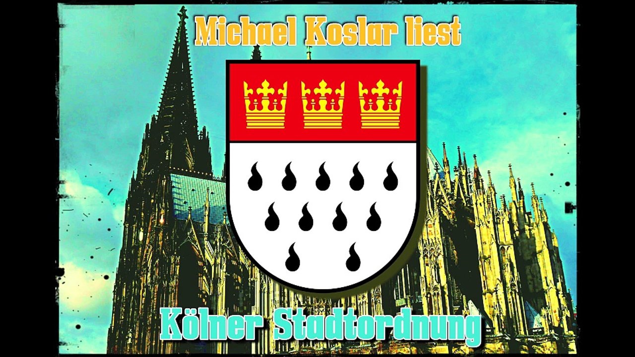 Michael Koslar liest die 'Kölner Stadtordnung'