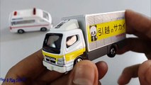 Tomica Toy Car | Mitsubishi FO80 Ganter - Nissan NV350 Caravan Ambulance - [Car Toys p4]