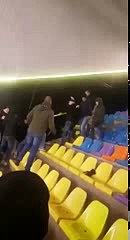 Vitesse vs Feyenoord 2-0 Hooligans Fight - Clash Between Fans 26.01.2017