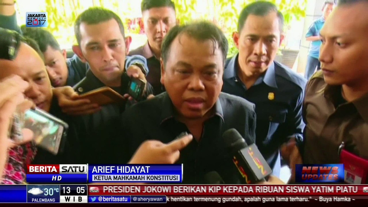 Ketua MK Minta Maaf Atas Penangkapan Hakim MK oleh KPK