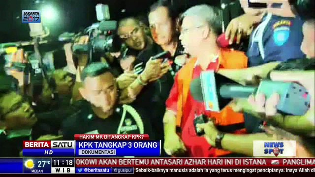 KPK Dua Kali Tangkap Tangan Pejabat Mahkamah Konstitusi