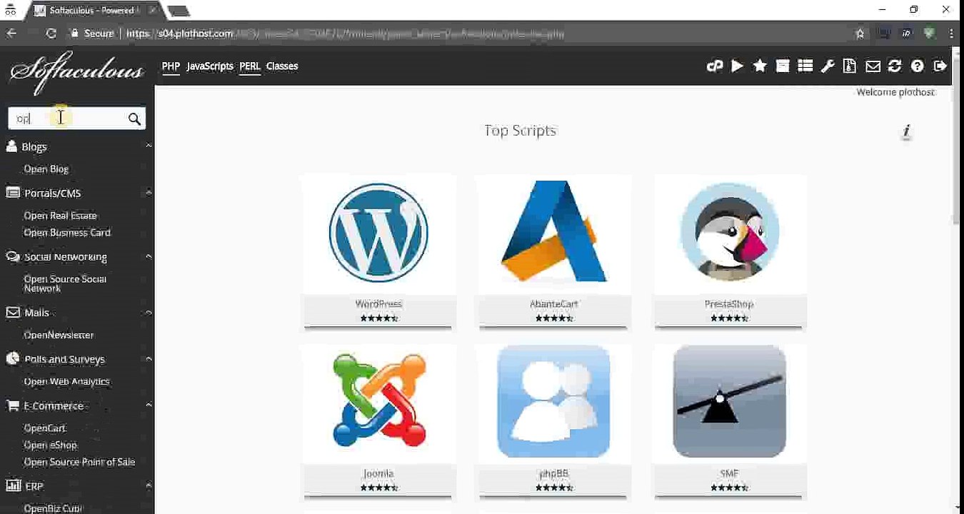 How to install Open Web Analytics from cPanel with Softaculous