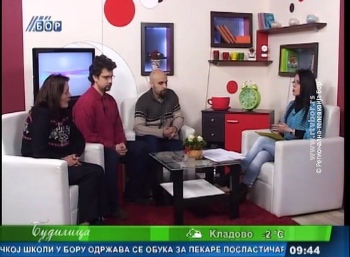 Budilica gostovanje (Dragan Radosavljević, Dejan Stefanović i Zorica Petkanić ), 26. januar 2017. (RTV Bor)