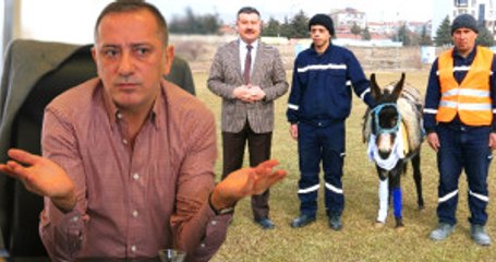 Fatih Altaylı'nın Sözüne Kızan Başkan Sahaya Eşekle Çıktı