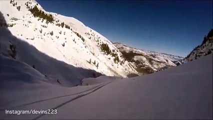 Grosse frayeur pour ce skieur qui a dévalé une falaise de 30 mètres !