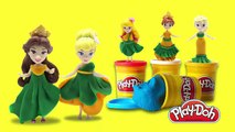 Play Doh Disney Princess DressUp MagicClip Doll Toy Surprise playdoh dress up elsa little Kingdom