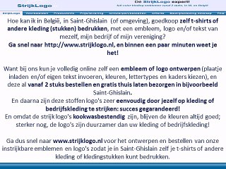 Zelf kleding bedrukken Saint-Ghislain