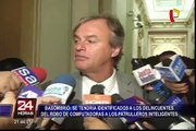Carlos Basombrío: “Se tienen identificados a sujetos que robaron computadoras de patrulleros”