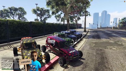 João Galinha - GTA V - Mini Carro MonsterKart - CARRO VLOG