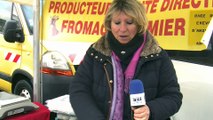 D!CI TV : Les astuces des commerçants contre le froid au marché de Laragne