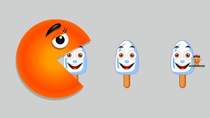 Learn Colors with Packman | Learn Colors with Ice Cream | Packman Cartoon Vs Colorful Ice Cream