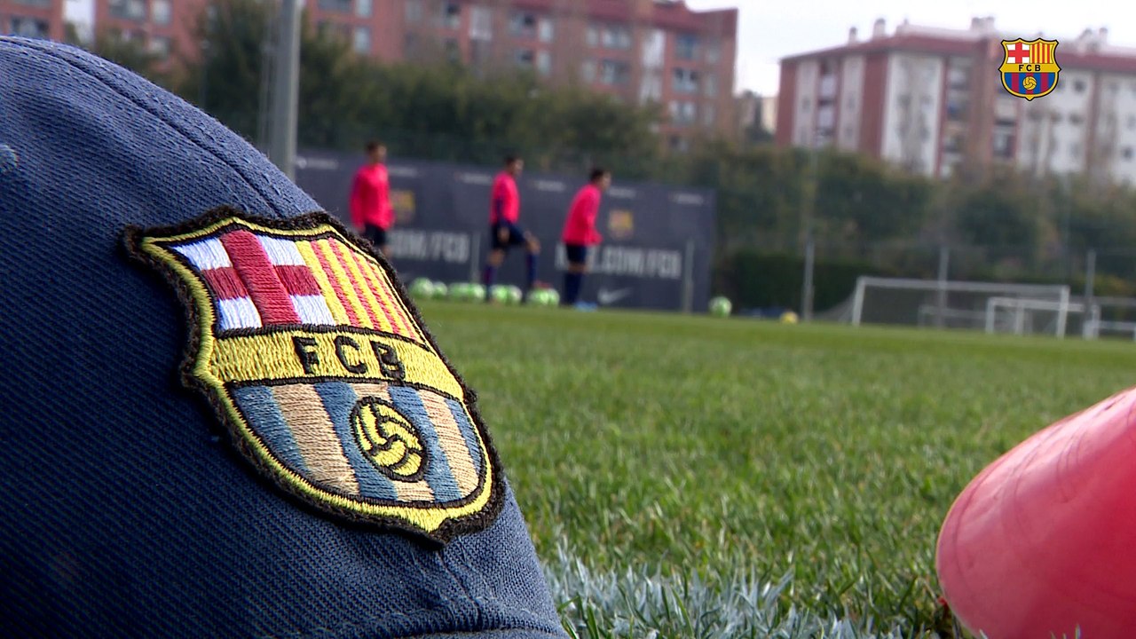FCB Juvenil A: Gabri: “El derbi contra el Espanyol será muy complicado y tienes muchos alicientes”