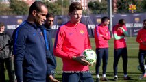 El repte de Rivaldo amb el Barça B (Versió anglès)