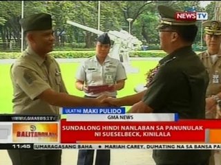 BT: Sundalong hindi nanlaban sa panunulak ni Sueselbeck, kinilala