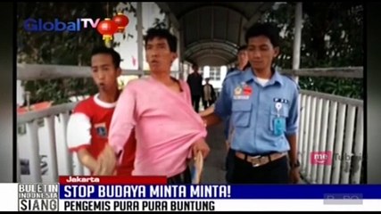 Begini Cara Pengemis Beraksi