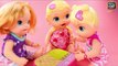 Funny Prank Baby Alive Dolls Pooping Competition Party Barbie Jamming Toilet