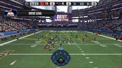 TD Gronkowski vs Cincinnati Madden NFL 16