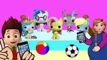 New Five Little Monkeys My Little Pony Disney Frozen Anna Ryder Paw Patrol Kids Songs | #Animation