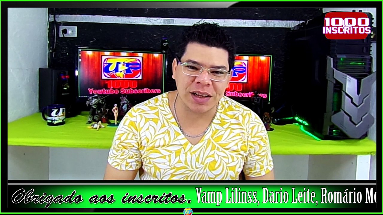 Agradecimento por 1k de inscritos e Feliz 2017