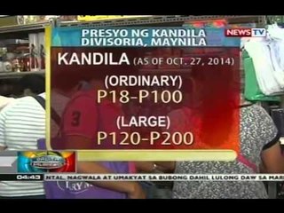 BP: Mga bulaklak, kandila at halloween items, mabenta ngayong papalapit ang undas