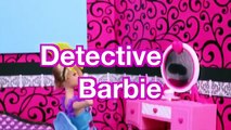 Frozen Elsa Стилы Барби Barbie Clothes Police Detective Career DisneyCarToys Frozen Castle