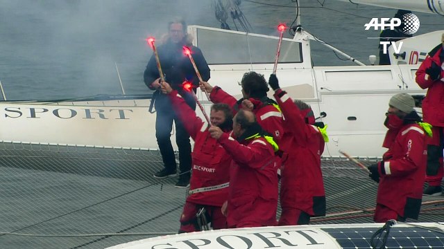 Nuevo récord de vuelta al mundo en barco de vela