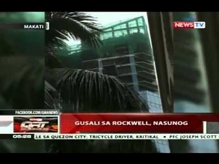QRT: Gusali ng rockwell, nasunog