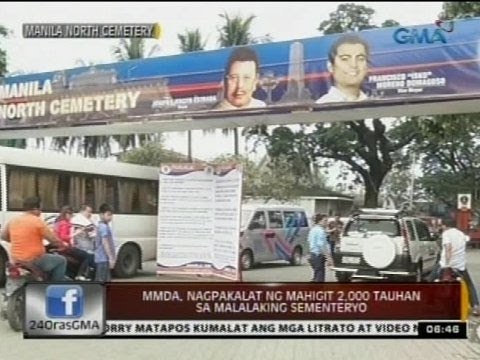 24 Oras: MMDA, nagpakalat ng mahigit 2,000 tauhan sa malalaking sementeryo