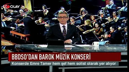 BBDSO'dan barok müzik konseri (Haber 25 01 2017)