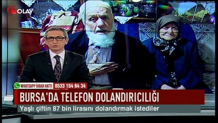 Bursa'da 'FETÖ' ile telefon dolandırıcılığı! (Haber 25 01 2017)