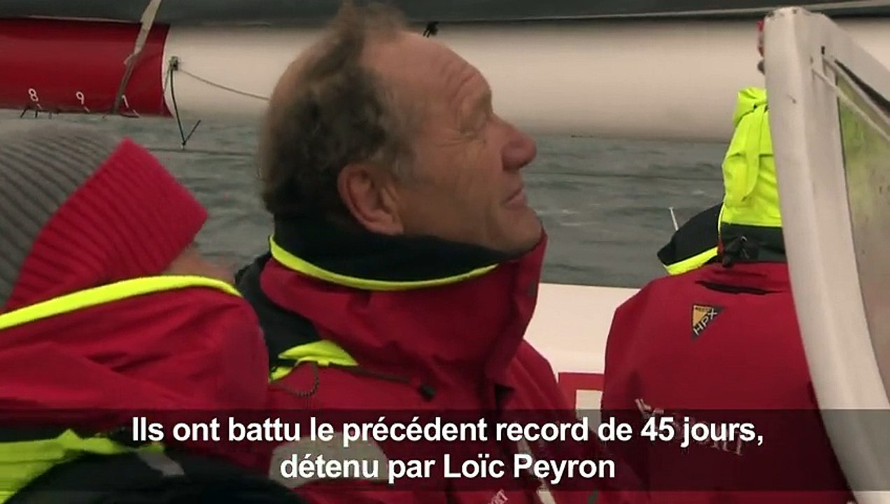 Trophée Jules Verne: Joyon boucle son tour du monde en 40 jours