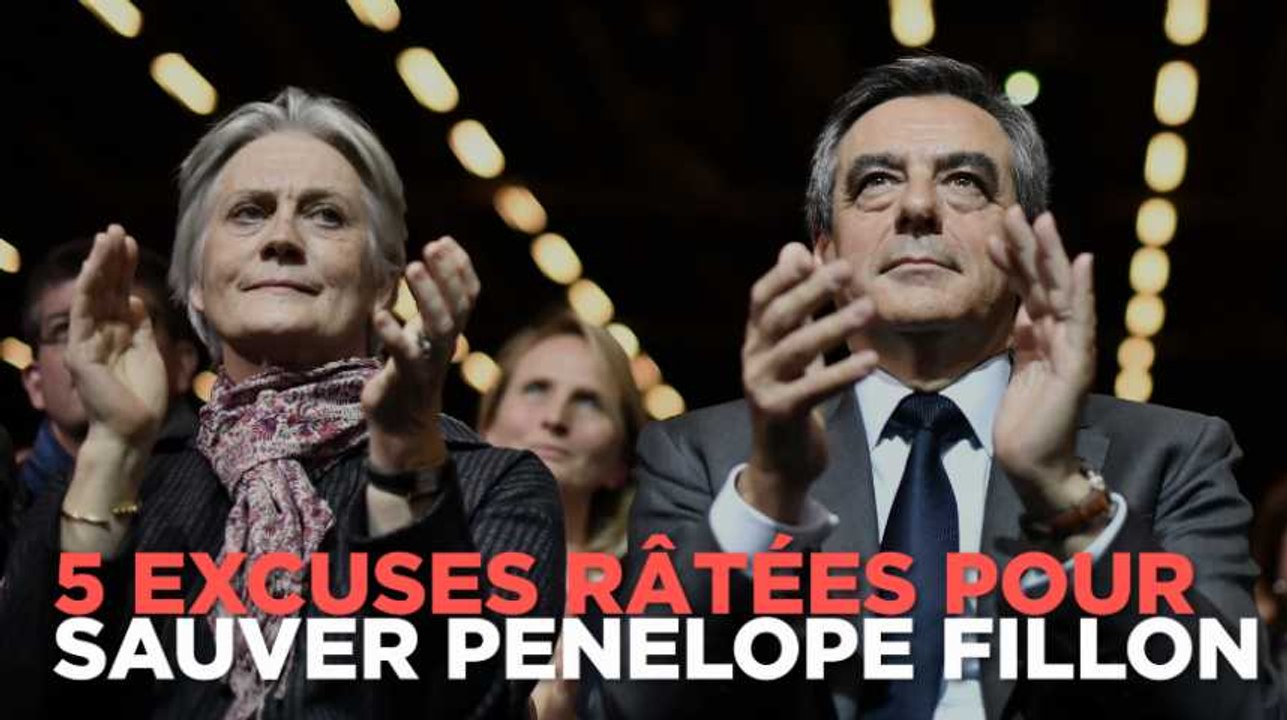 5 des pires excuses de la droite pour sauver Penelope Fillon