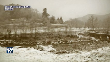Le Gard s'est réveillé avec un manteau blanc