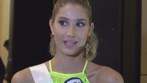 La candidata venezonala a Miss Universo se conmueve hasta las lágrimas por su país