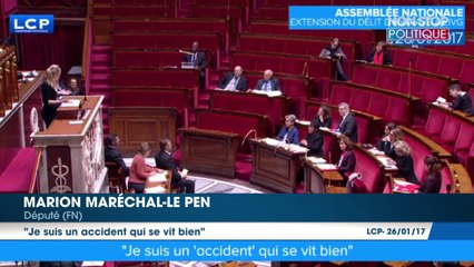 IVG - Marion Maréchal-Le Pen : "Je suis un accident"