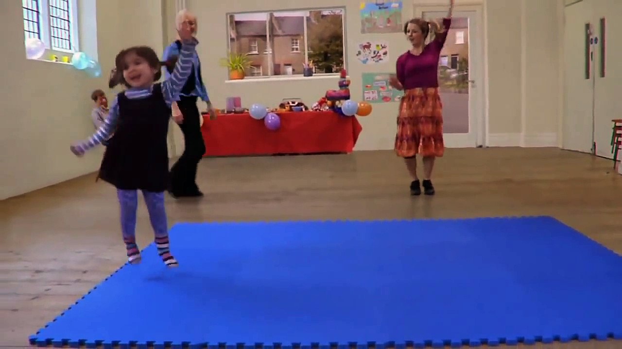 Cute girl dancing to her own beat!