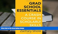 Audiobook  Grad School Essentials: A Crash Course in Scholarly Skills Pre Order