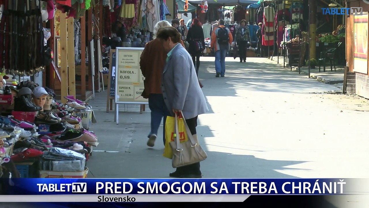 Znečistené ovzdušie môže podráždiť oči či sliznice