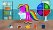 Мой питомец Радуга лошадь | для детей для детей и малышей Развивающие игры и веселые видео