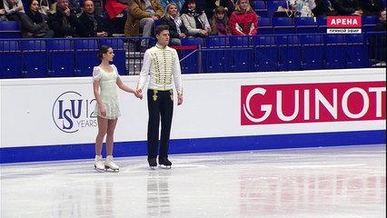 Наталья Забияко и Александр Энберт (Россия). Чемпионат Европы 2017, КП 5 72.38