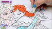 Disney Coloring Book Frozen Elsa Anna Princess Episode Surprise Egg and Toy Collector SETC