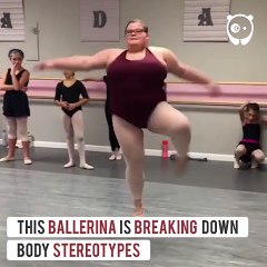 Une ballerine hors norme mais aussi très talentueuse!